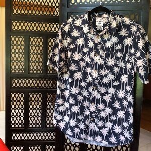 Old Navy Palm Tree Hawaiian Shirt